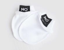 La Bebe™ NO Baby Mittens Art.117754 White