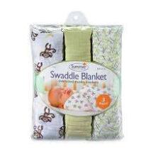 Summer Infant Art.56166 Swaddle Me Muslin Blankets Moroccan