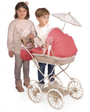 DeCuevas Toys Martina Art.81033 Кукольная коляска с люлькой и зонтиком