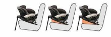 „BeSafe'20 iZi Twist I-Size Art.11008117 Burgundy Melange“ automobilinė kėdutė 0-18 kg