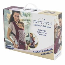 „Amazon Smart Carrier Art.AZ-5039206“ šviesiai žalios spalvos kengūros krepšys - aktyviems tėvams ilguose žygiuose