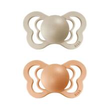 Bibs Couture Art.118483 Soothers 6-18 m., 100% natural