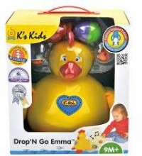 K's Kids Drop  Go Emma Art.KA10304 Развивающая игрушка Курица-несушка