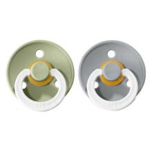 Bibs Colour Sage Night/Cloud Night  Art.114025 Pacifier 0-6 m, 100% natural