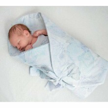 „Lullalove Baby Wrap“ gaminys. 118928 „Boho Pink“ kūdikio pertvarkymas 75x75 cm