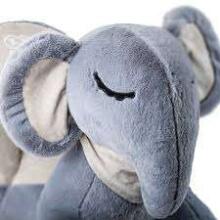 KinderKraft'20 Rocker Plush Elephant Art.KKZSLONGRY0000 Grey
