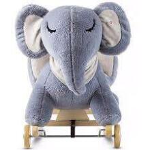 KinderKraft'20 Rocker Plush Elephant Art.KKZSLONGRY0000 Grey