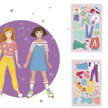Apli Kids Magnets Fashion Art.17201