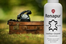 Renapur Leather Cleaner 250ml ādas izstrādājumu tīrīšanas koncentrāts 100% dabīgs pH neitrāls