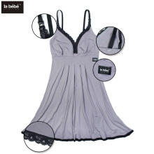 La Bebe™ Nursing Mia Art.119275 Stone Nursing Night dress