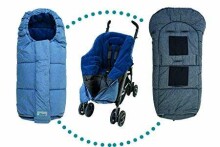 Alta Bebe Sleeping Bag Alpin Stroller Art.AL2277P-49 Navy  Спальный мешок с терморегуляцией