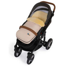 Alta Bebe Lambskin Footmuff Nordkap Art.MT2200LP-61 Beige
