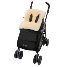 Alta Bebe Lambskin Footmuff Nordkap Art.MT2200LP-65 Black