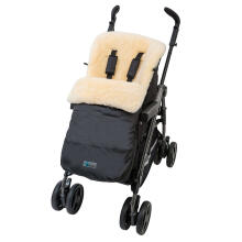 Alta Bebe Lambskin Footmuff Nordkap Art.MT2200LP-65 Black