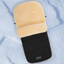 Alta Bebe Lambskin Footmuff Nordkap Art.MT2200LP-65 Black