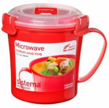 Sistema Microwave Soup Mug Art.1107 Кonteiners  lai uzglabātu pārtiku