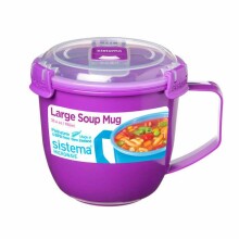 Sistema Mikrobangų krosnelės sriubos puodelis Art.21141 Talpykla maistui laikyti