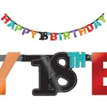 Amscan Art.998000 HAPPY 18 BIRTHDAY 2.13M