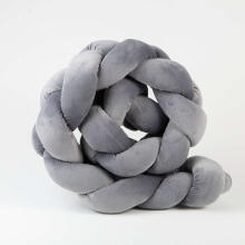 La bebe™ Velvet Border (160) Art.119726 Grey Bed bumper 160cm