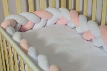 La bebe™ Velvet Border (160) Art.119727 Grey Bed bumper 160 cm
