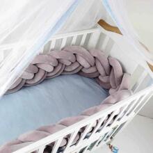 La bebe™ Velvet Border (160) Art.119727 Grey Bed bumper 160 cm