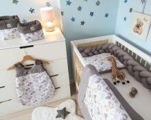 La bebe™ Cotton Border (220) Art.119729 Yellow Bed bumper 220 cm.