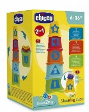 Chicco 2 in1 Stacking Numbers Art.09373.00 piramīda