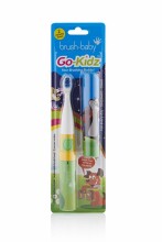 „Brush Baby Go-Kidz Art.BRB123 Mikey“ vaikiškas elektrinis dantų šepetėlis su lipdukais