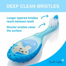 Brush Baby Flossbrush  Art.BRB207	 Bērnu zobu birste