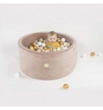 MeowBaby® Color Round Velvet Art.119999 Pink