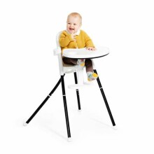 KinderKraft Pini  2 in 1 Art.KKKPINIWHT0000 White barošanas krēsls
