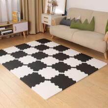 KinderKraft'20 Luno Art.KKMLUNOBLK0000 Black Puzzle floor mat for children