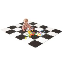 KinderKraft'20 Luno Art.KKMLUNOBLK0000 Black Puzzle floor mat for children