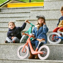 KinderKraft Rapid Art.KKRRAPIGRE0000 Midnight Green  Детский велосипед - бегунок с металлической рамой