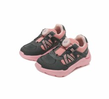 D.D.Step (DDStep) Art.F61-967BL Pink/Grey Экстра удобные и легкие спортивные ботиночки для девочки (30-35)