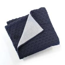 NordBaby Knitted Blanket Art.203925 Navy
