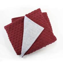 NordBaby Knitted Blanket Art.203927 Plum