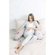 La Bebe™  Nursing Maternity Pillow Square Nappy Art.120634  Eastern Mod Pillow