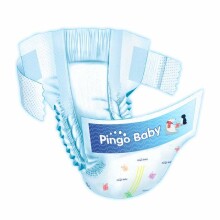 Pingo Ultra Soft Newborn Art.120659 Экологические  подгузники 1 размер от 2-5 кг,27 шт.