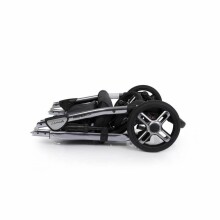 „Kunert Lavado Premium“ klasės gaminys. 120756 juodas universalus vežimėlis 2in1
