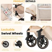 Kidsworld Bebby 3 in 1 Art.H-9 Brown Universal 3-in-1 stroller