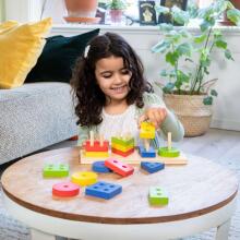New Classic Toys Geometric Stacking  Art.10500