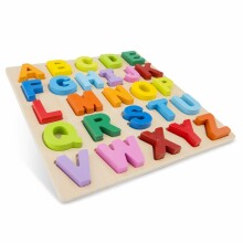 New Classic Toys Alphabet Art.10534 Laste puitpuzzle tähestikuga