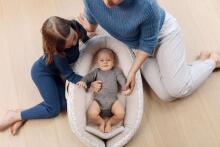 Voksi®  Baby Nest Premium Art.11008156 Light Grey Flying