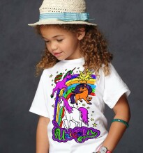 Marškinėliai „Splat Planet“ „Vienaragiai“ Prekės kodas SP70211 Vaikiški marškinėliai su flomasteriais