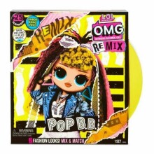 O.M.G. LOL Art. 567257 MGA Entertainment L.O.L. Surprise OMG Remix Collectable Fashion Doll Lelle ar aksesuāriem