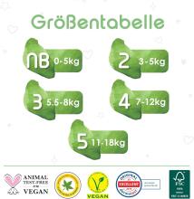 Pureborn  Organic Bamboo Art.121313 Ekoloģiskās pamperi 4 izmērs, 7-12 kg
