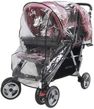 Universal Rain Cover for Twins Art.122999 Universal rain cover for a stroller (twins/twins)
