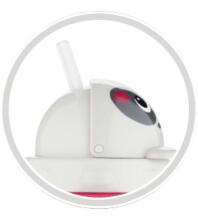 Mācību krūze HELLO LITTLE ar caurulīti 400 ml Canpol 56/500 turkus