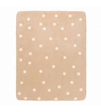 sega kokvilnas 100x150 cm ECRU/BEIGE SPOTS KB-025 Womar